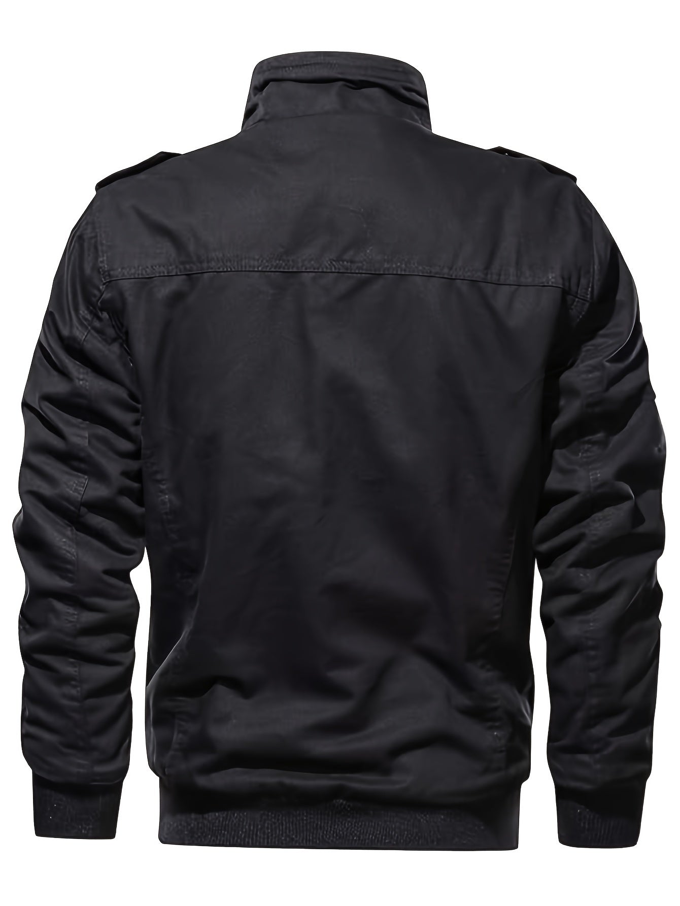 Carter Men's Winter Jacket | Retro Stand Collar, Casual Zip-Up 7