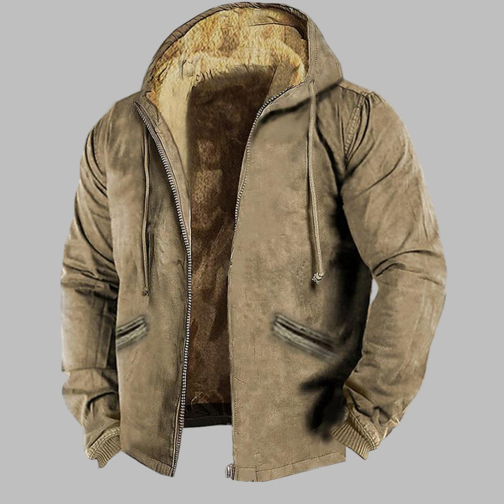 Harrison Men's Puffer Jacket | Camouflage Design, Functional Winter Coat 2