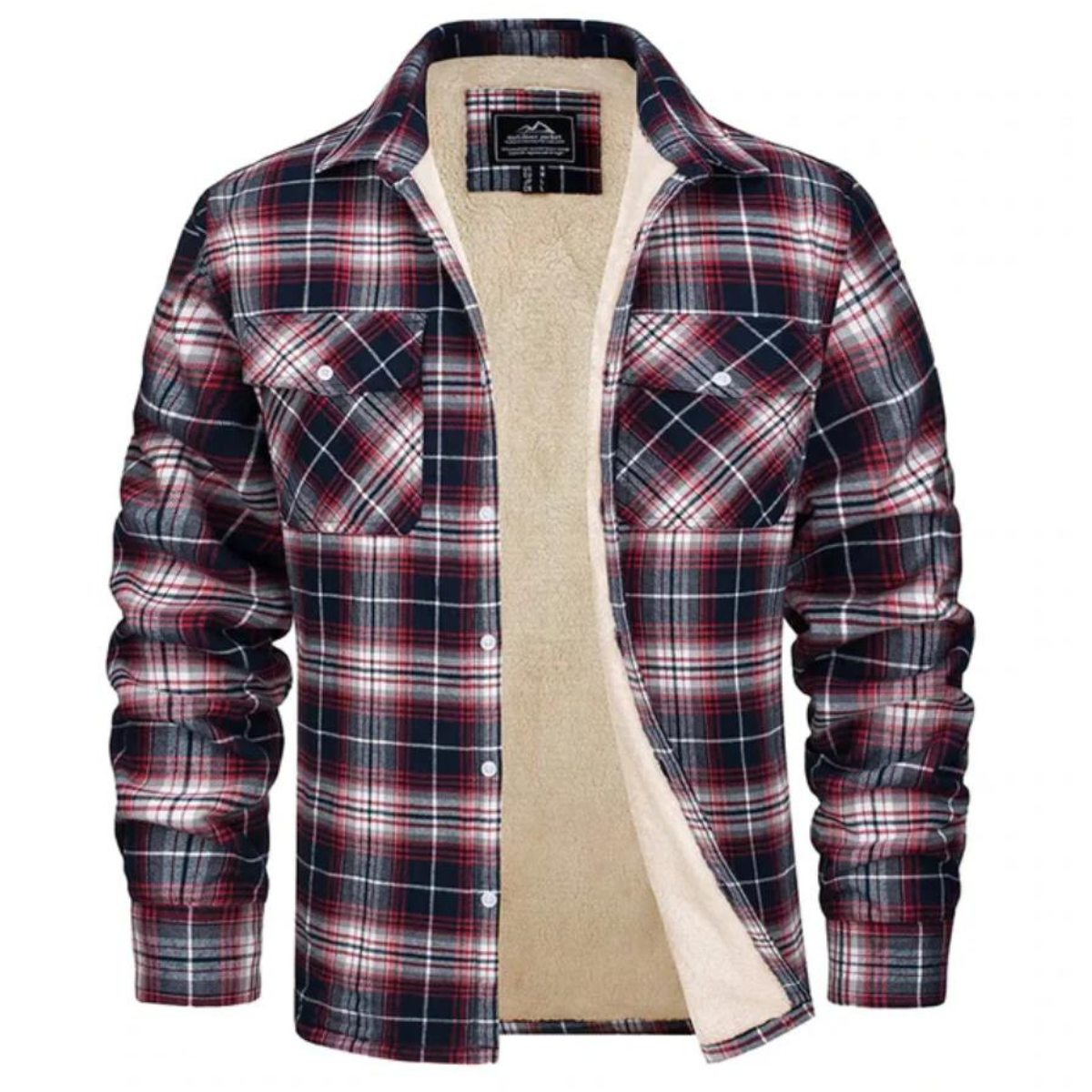 Parker Men's Winter Jacket | Classic Plaid, Warm Insulation 2