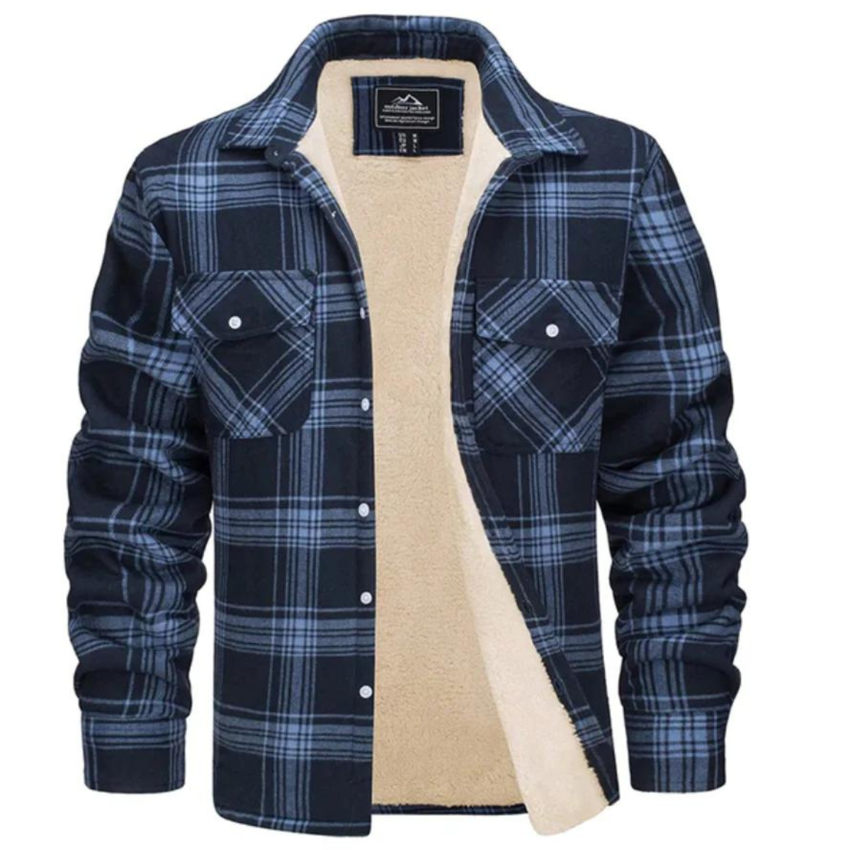 Parker Men's Winter Jacket | Classic Plaid, Warm Insulation 5
