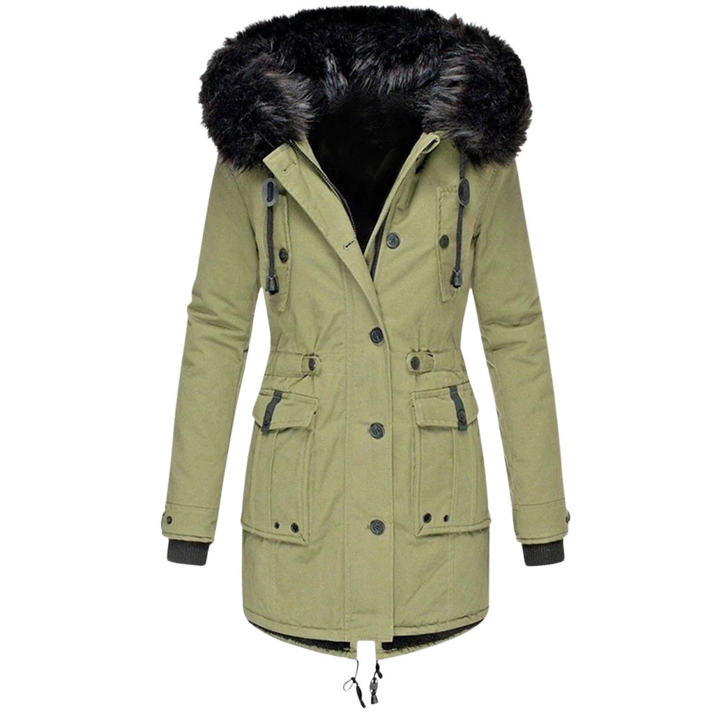 Women’s Winter Coat with Hood – Warm Insulated Parka for Cold Weather