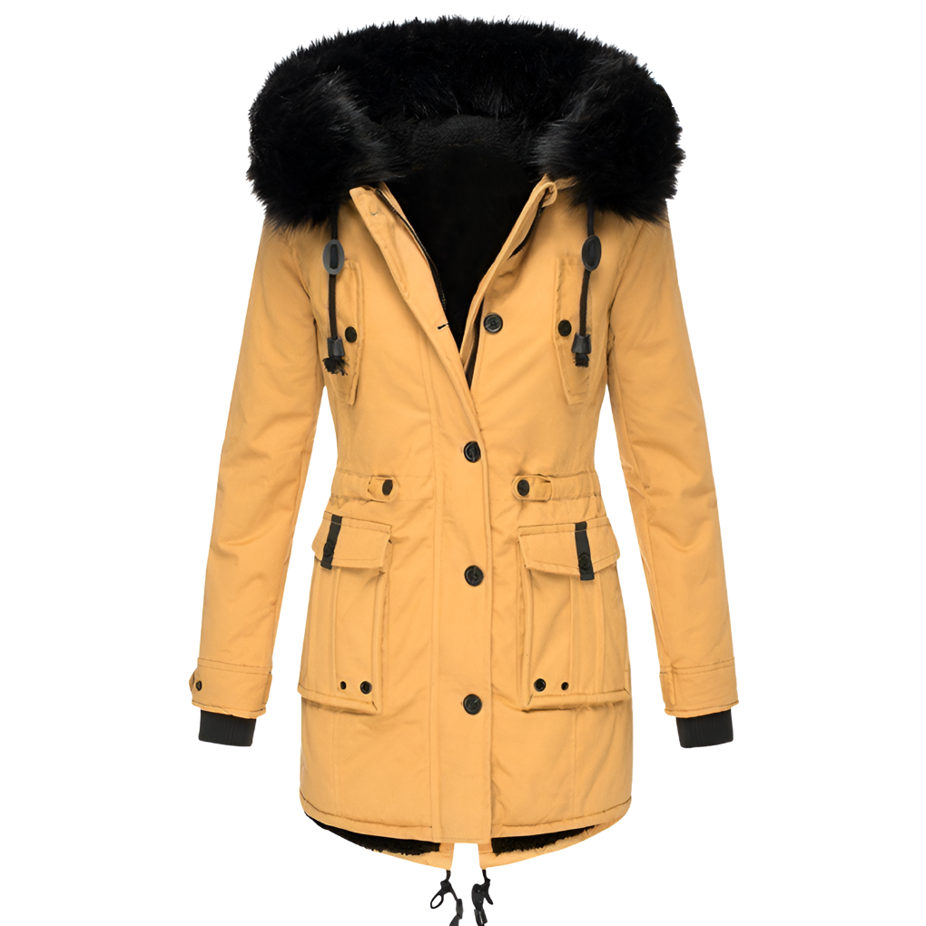 Women’s Winter Coat with Hood – Warm Insulated Parka for Cold Weather