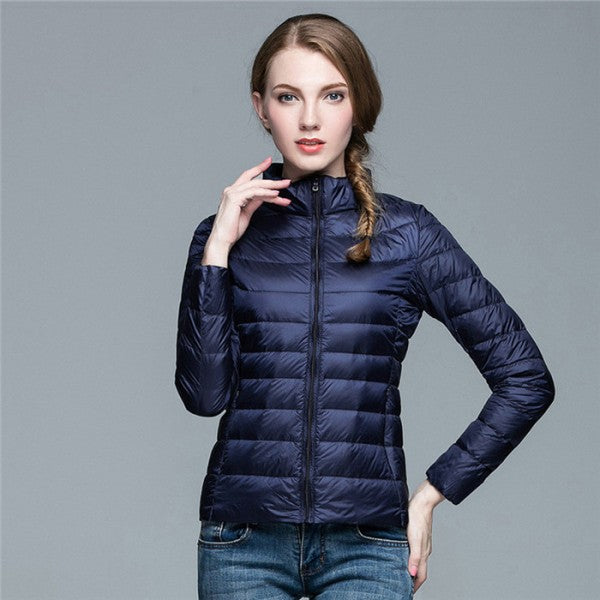 Women’s Waterproof Winter Puffer Jacket – Warm Hooded Coat for Cold Weather