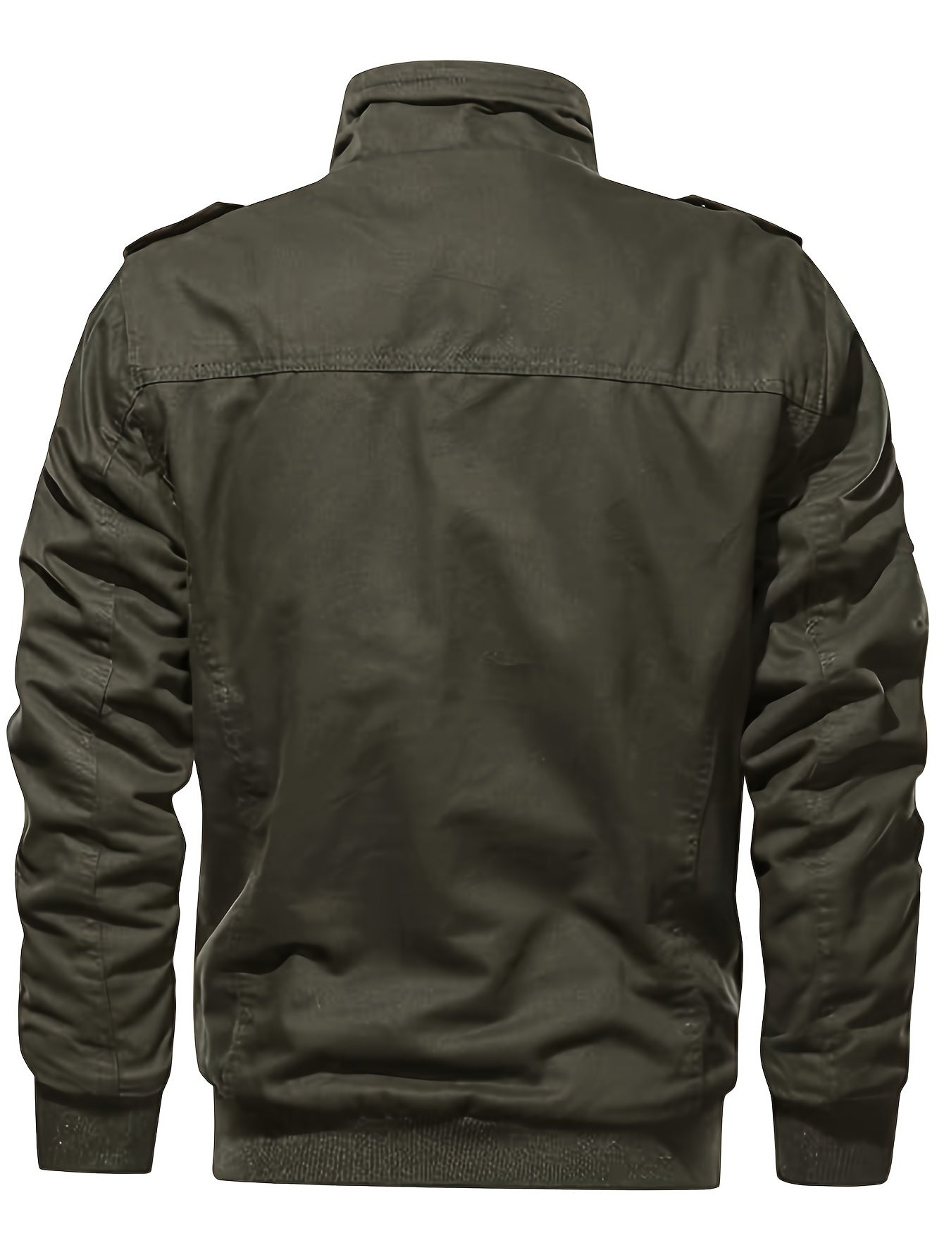 Carter Men's Winter Jacket | Retro Stand Collar, Casual Zip-Up 6