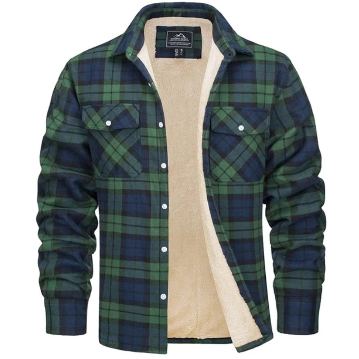 Parker Men's Winter Jacket | Classic Plaid, Warm Insulation 1