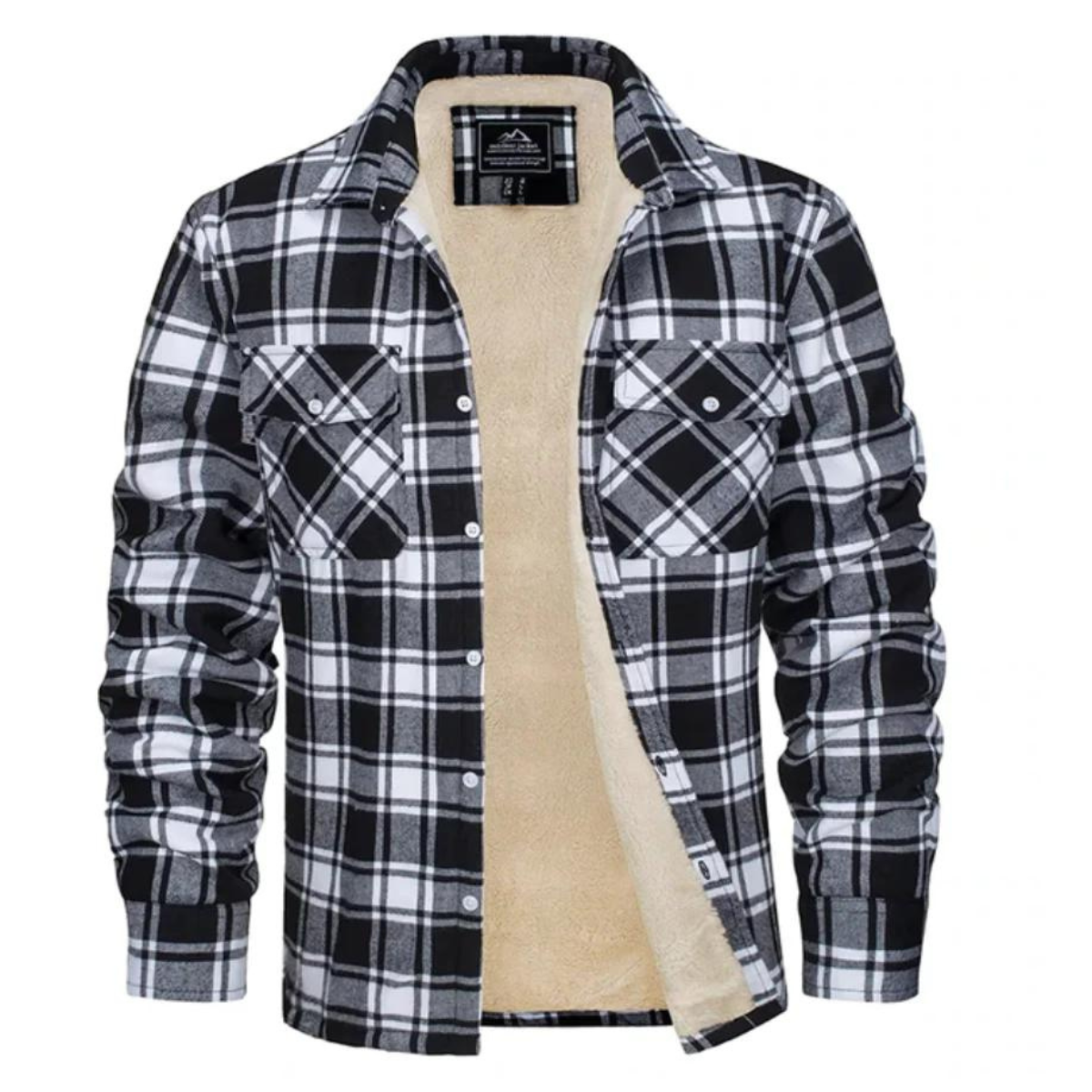 Parker Men's Winter Jacket | Classic Plaid, Warm Insulation 3