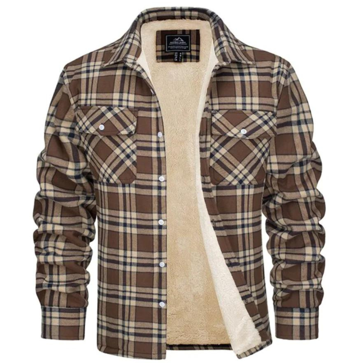 Parker Men's Winter Jacket | Classic Plaid, Warm Insulation 4