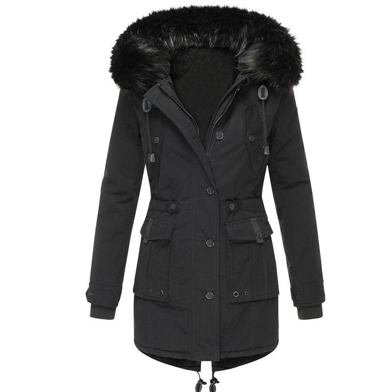 Women’s Winter Coat with Hood – Warm Insulated Parka for Cold Weather