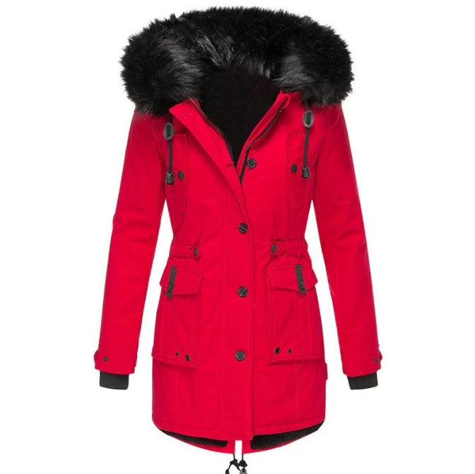 Women’s Winter Coat with Hood – Warm Insulated Parka for Cold Weather