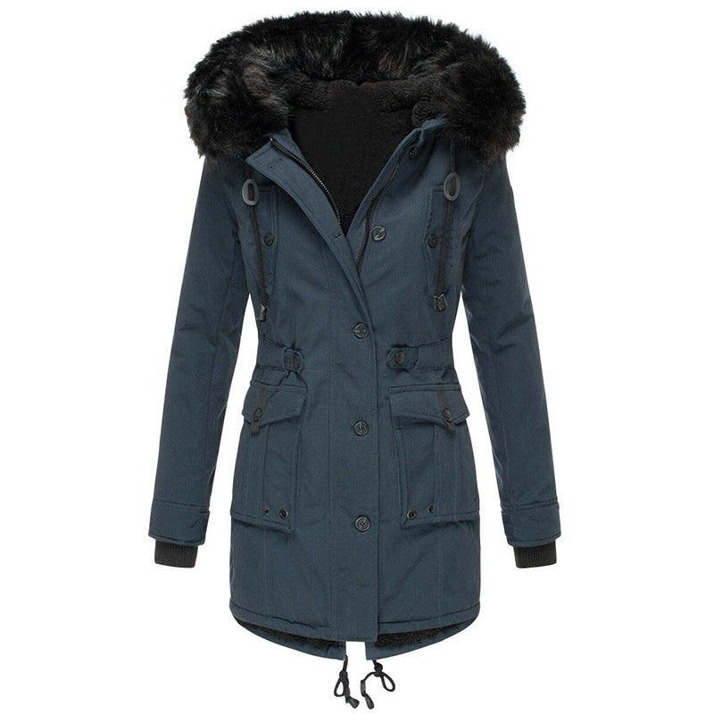 Women’s Winter Coat with Hood – Warm Insulated Parka for Cold Weather