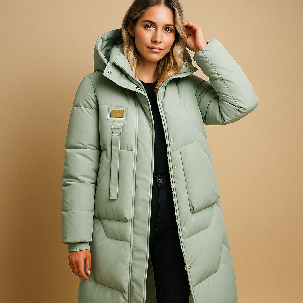 Women’s Winter Coat with Pockets – Warm Lined Jacket for Everyday Wear